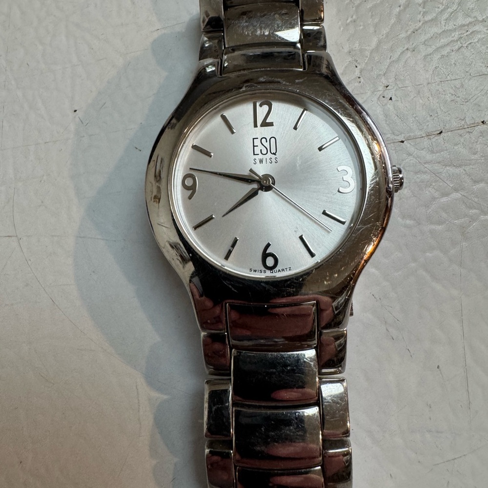 ESQ Swiss Silver Watch